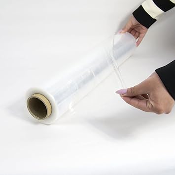 Film étirable – Transparent – Emballage 1kg -Film d'emballage étirable - SQES