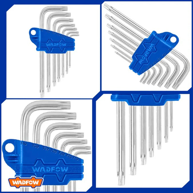 Jeu de 7 Cles Etoiles - Torx Courtes