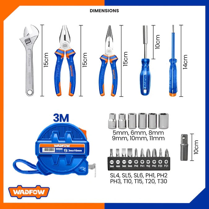 Valise Outillage – Malette 23 Pièces - SQES