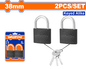 Cadenas en Fer 38 mm – Même Clé – Set de 2 pcs - SQES