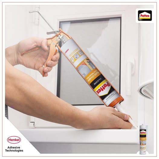 SILICONE COLLE BEIGE PL150 380G - PATTEX - SQES