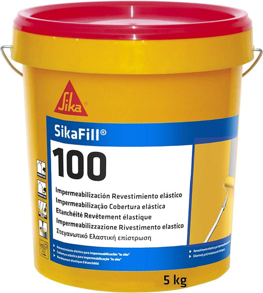 SikaFill®-100 – Revetement Souple d’Etancheite pour Toitures et Facades - SQES