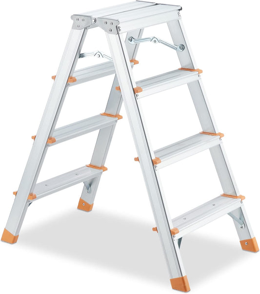 Escabeau Pliable en Aluminium Double Marches 4+4 ACEM - SQES