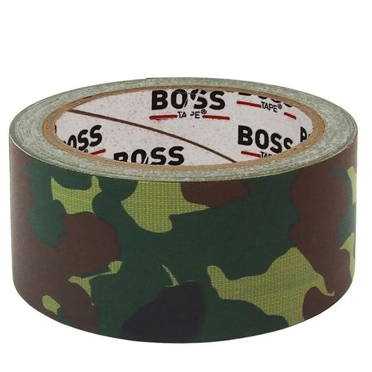 BOSSTAPE Ruban de Réparation étanche, Gaffeur multiusage, Toile américain CAMOUFLAGE - SQES