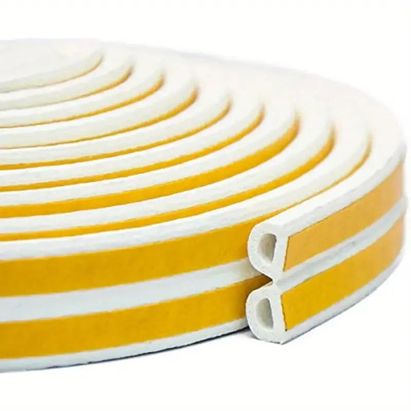 BOSS TAPE Joint d'étanchéité pour porte , fenêtre, isolation thermique, Type D, BLANC - SQES
