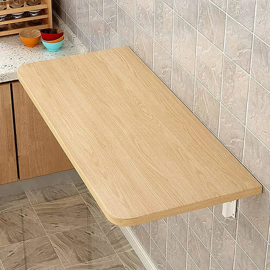Table pliable - Etagère avec support amovible - bureau rabat table 75x45 - EP 18 - SQES