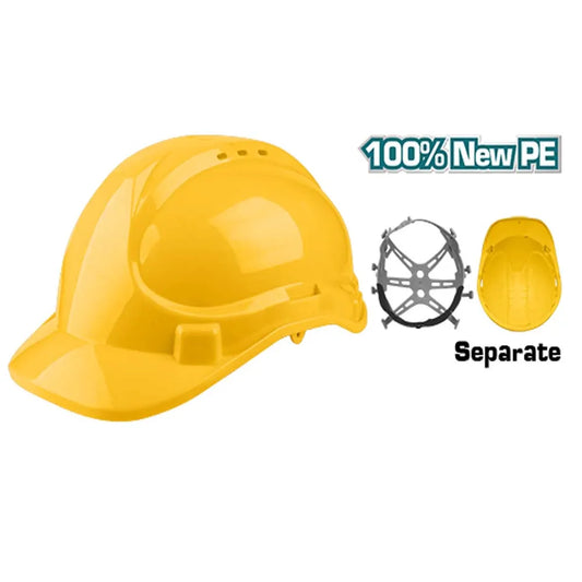 CASQUE DE PROTECTION - CASQUE DE TRAVAIL - Casque De Chantier JAUNE - SQES