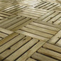 Dalles de terrasse en bois en bois dur – 50x50 cm - - SQES