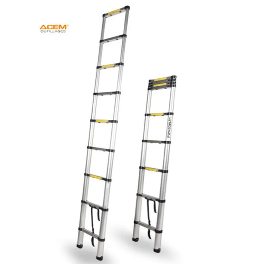 Echelle Télescopique Aluminium ACEM 3.2M - 11 Marches - SQES