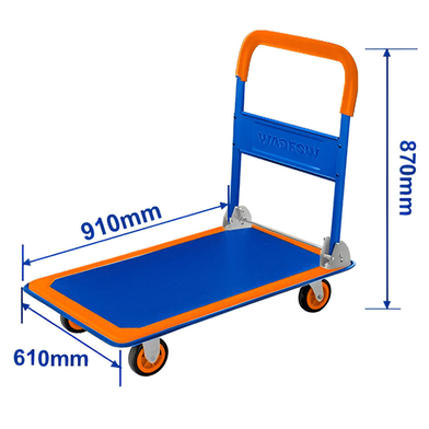 Diable - Chariot de Transport 4 Roues – Capacité 300 kg – - SQES