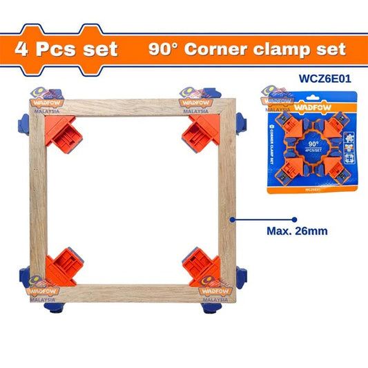 Jeu Pince d'angle - Serre joint 90° - 4 pcs - SQES