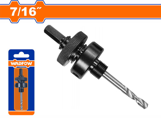 Adaptateur - Mandrin / Guide pour Scies à Cloches 3/8” & 7/16” Hex - SQES