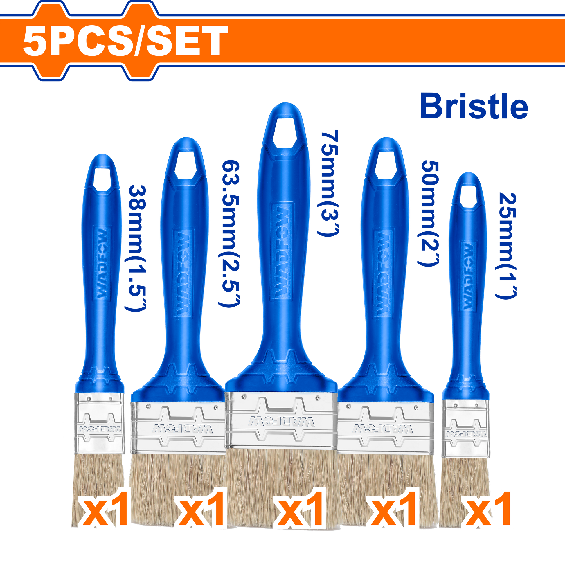 Ensemble de 5 pinceaux - - SQES