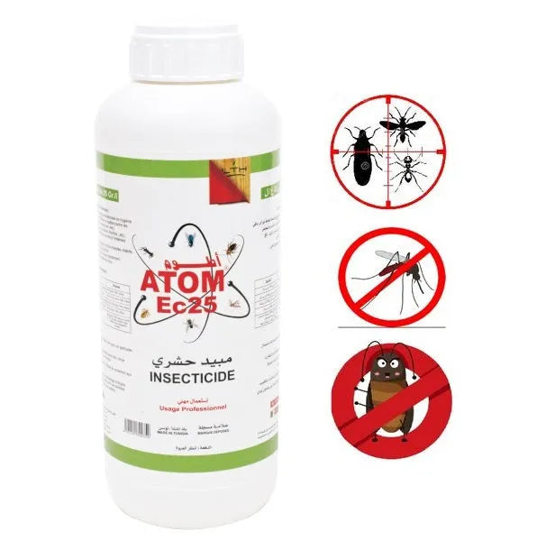 ATOM : Insecticide Concentre Liquide pour Usage Prof 1 L – SQES