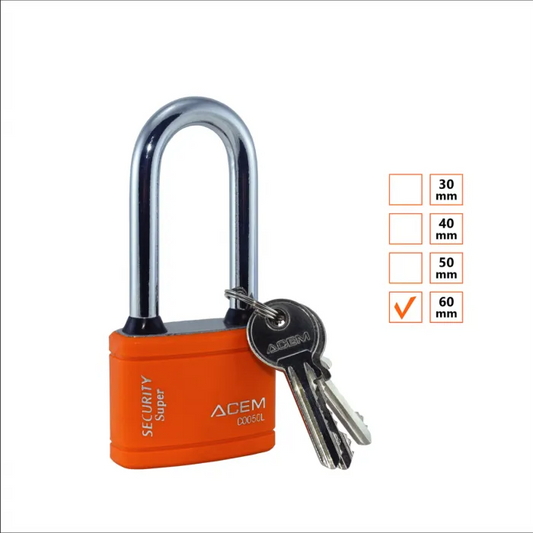 ACEM Cadenas couvert par plastique avec ANSE longue 60 mm - SQES