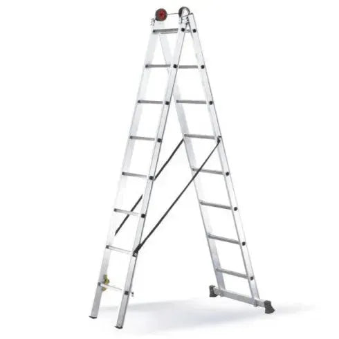Échelle Transformable 2 Plans en Aluminium – 4M x 4M / 7.25M - SQES