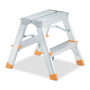 Escabeau Pliable en Aluminium Double Marches 2+2 ACEM - SQES