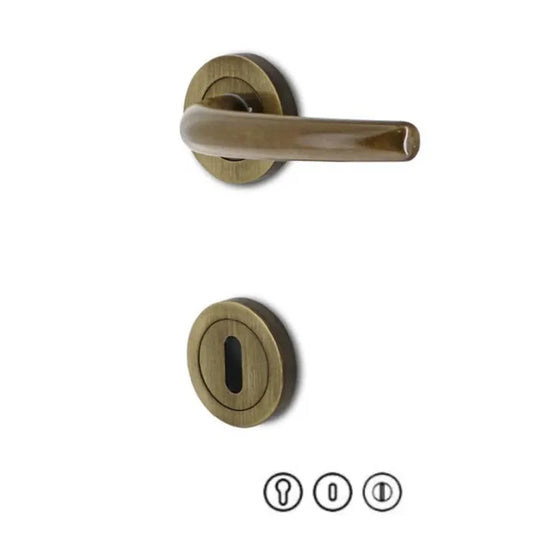 Poignée de Porte avec Rosace – Capri- Bronze - SQES