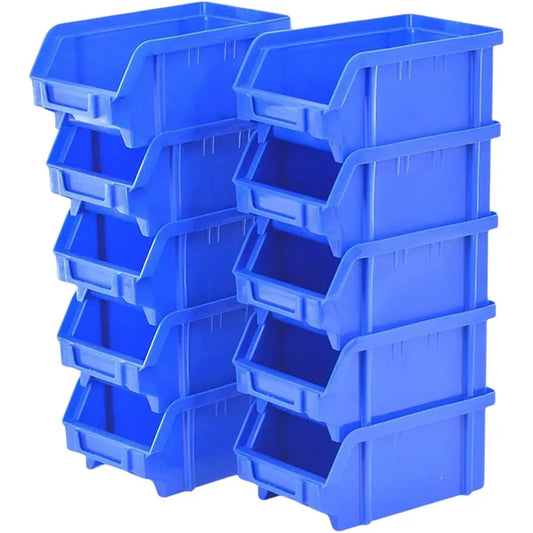 Boitier en plastique pour rangement  180x100x90 bleu - Lot 10pcs