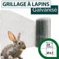 Grillage de Treillis Soudé Galvanisé 300x100cm – Maille 25x25 pour Jardin