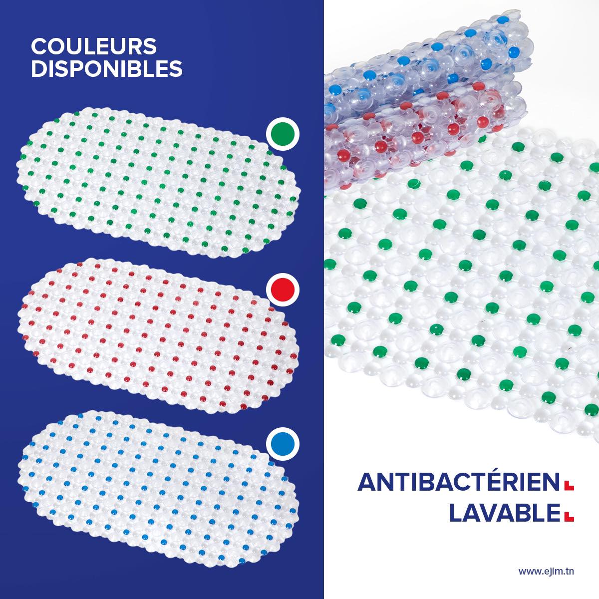Tapis de Douche et Baignoire Antidérapant – 64 x 35 cm - SQES