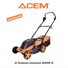 Tondeuse à Gazon Électrique ACEM – TI160 Watt – Moteur à Induction - 1600w - SQES